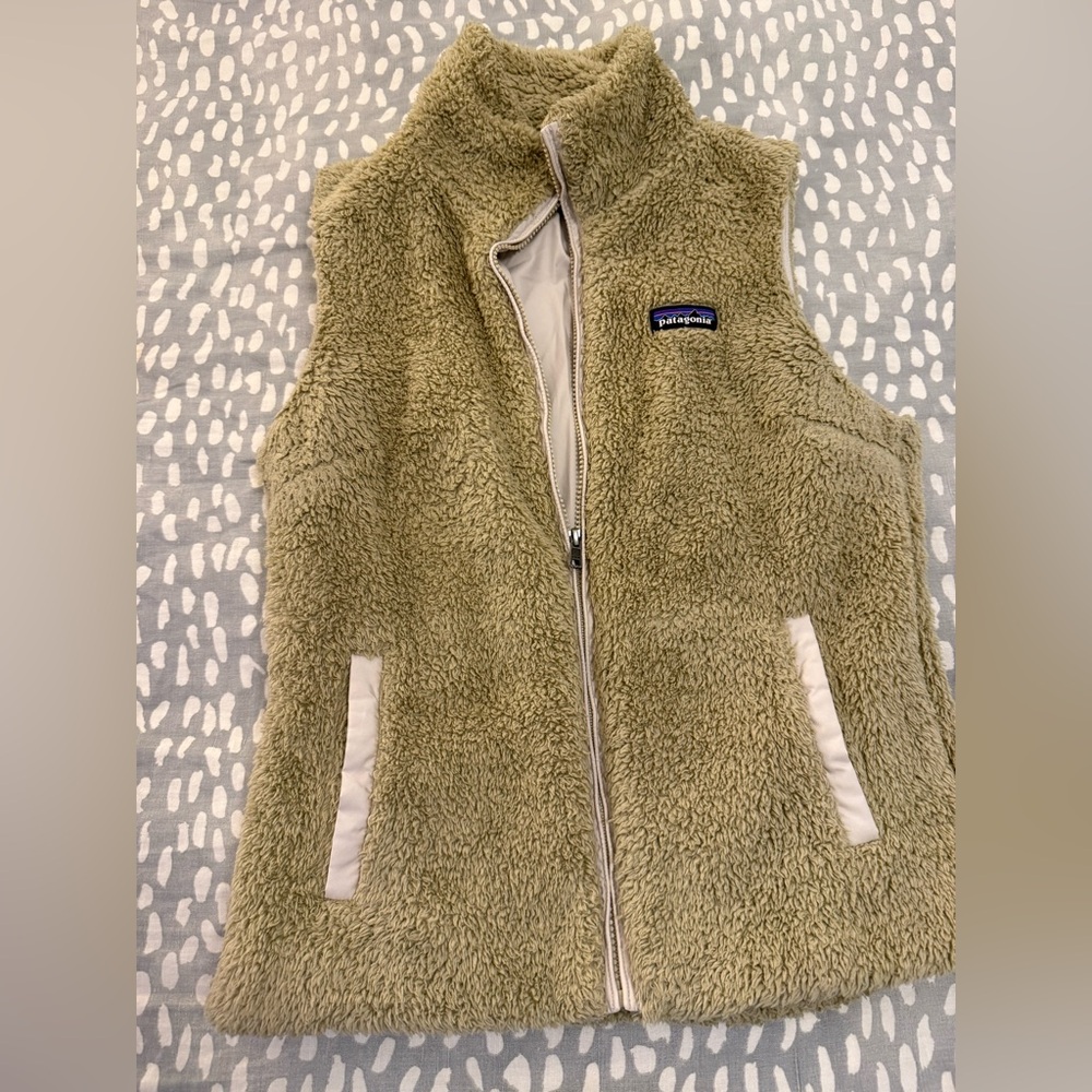 Patagonia Women’s Tan Fleece Vest